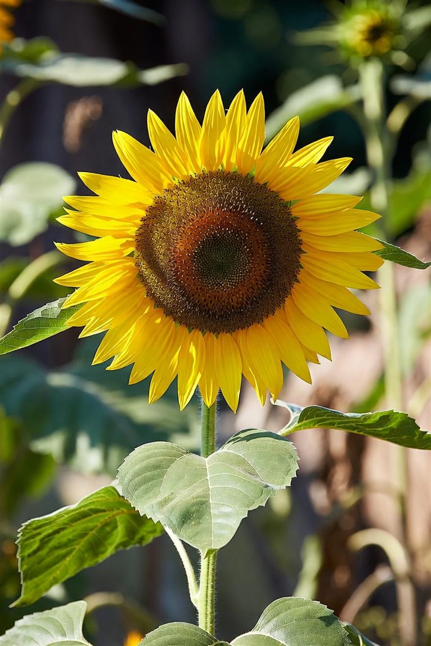 A sunflower in full bloom, turned face-to-the-sun — the Live Local Sites namesake